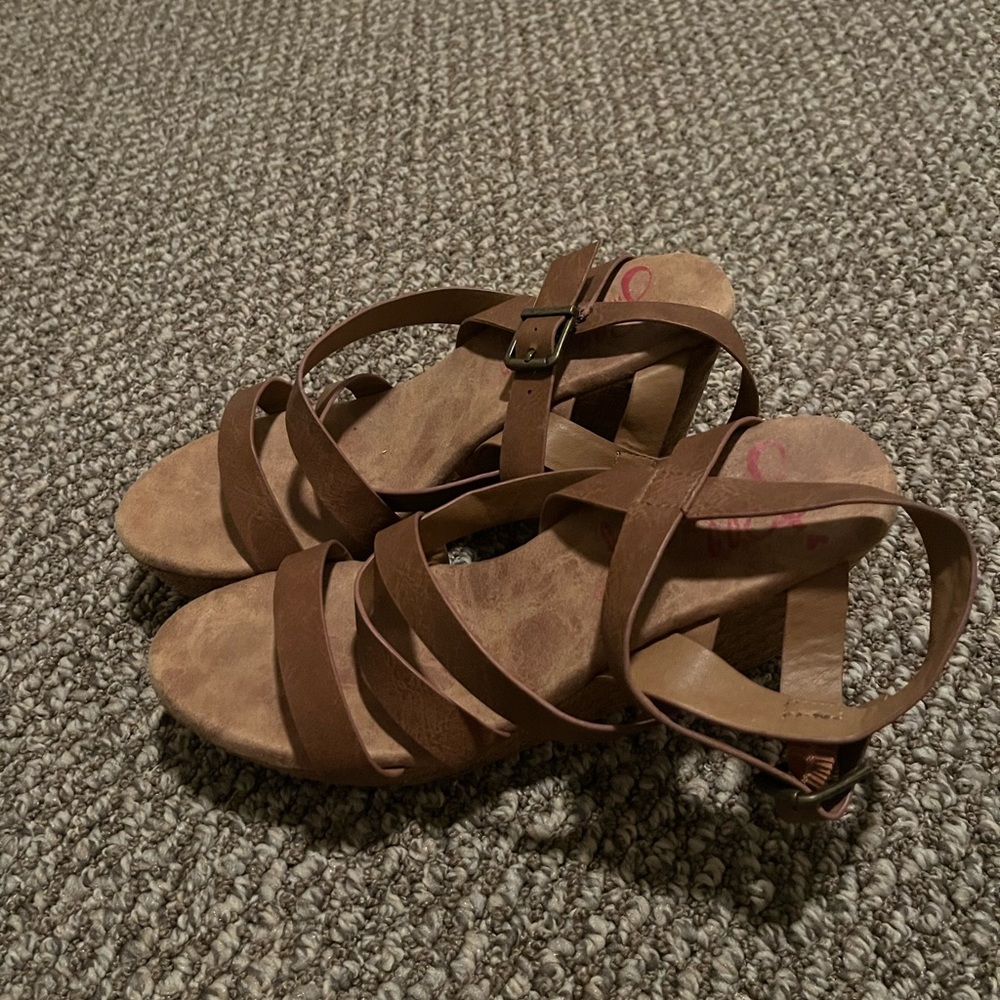 Brown heels